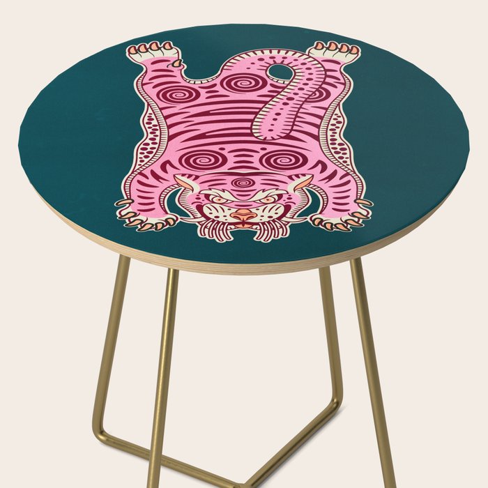 King Of The Jungle 02: Pink Tiger Edition Side Table Gallery Image 2