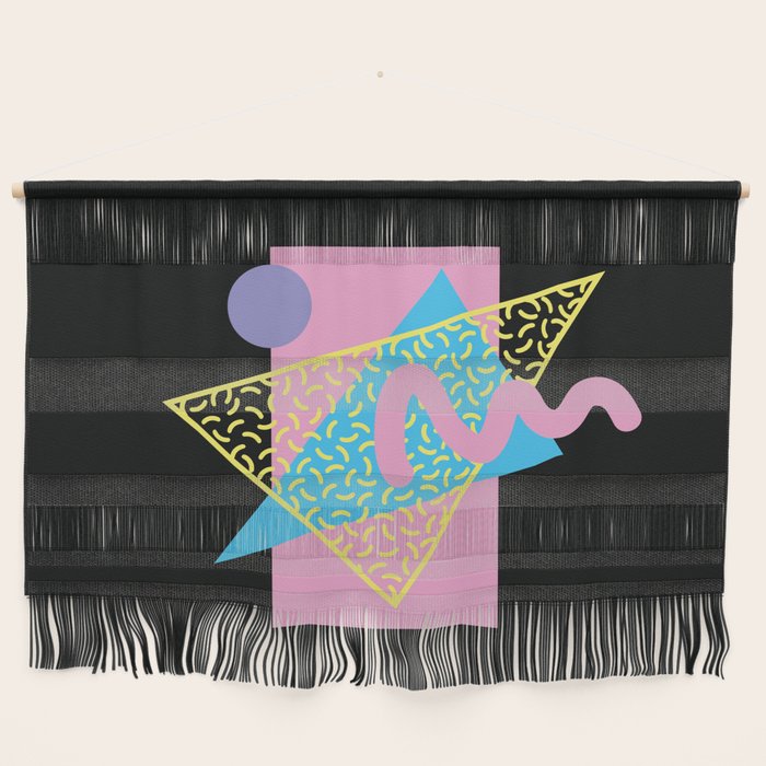 Memphis pattern 71 - 80s / 90s Retro Wall Hanging Gallery Image 1