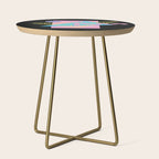 Memphis pattern 71 - 80s / 90s Retro Side Table Gallery Image 1