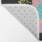 Memphis pattern 71 - 80s / 90s Retro Bath Mat Gallery Image 2