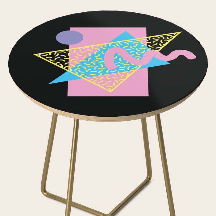 Memphis pattern 71 - 80s / 90s Retro Side Table Gallery Image 2