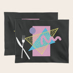 Memphis pattern 71 - 80s / 90s Retro Placemat Gallery Image 1