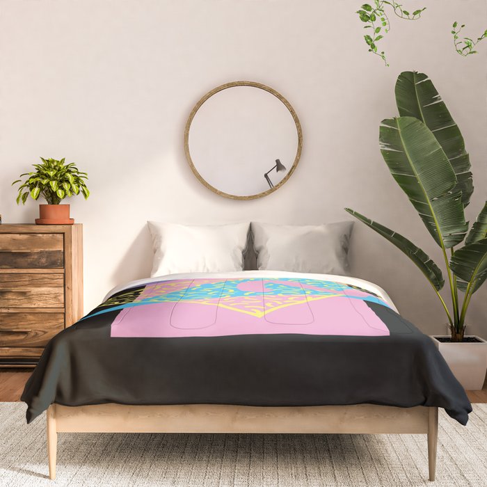 Memphis pattern 71 - 80s / 90s Retro Comforter Gallery Image 3