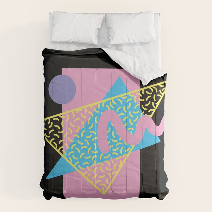 Memphis pattern 71 - 80s / 90s Retro Comforter Gallery Image 1