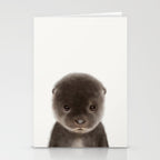 Baby Otter Stationery Card Gallery Image 2