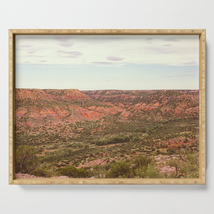 Palo Duro Canyon Texas Landscape Photography Serving Tray Gallery Image 1