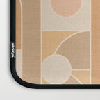 Abstract Bauhaus Shapes - Neutral Colors Laptop Sleeve Gallery Image 3
