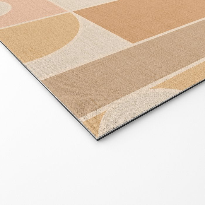 Abstract Bauhaus Shapes - Neutral Colors Welcome Mat Gallery Image 2