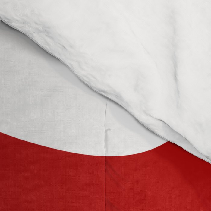 Abstract waves - red Comforter Gallery Image 4