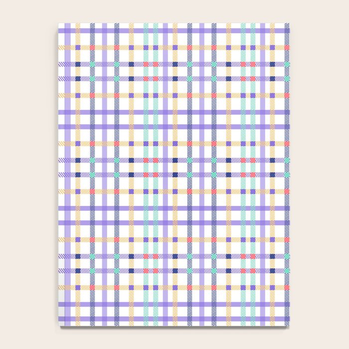 Vibrant Plaid Fusion A Notebook Gallery Image 4