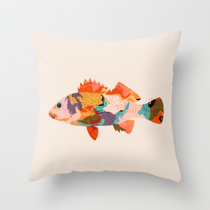 Tropical fish Throw Pillow Gallery Image 6