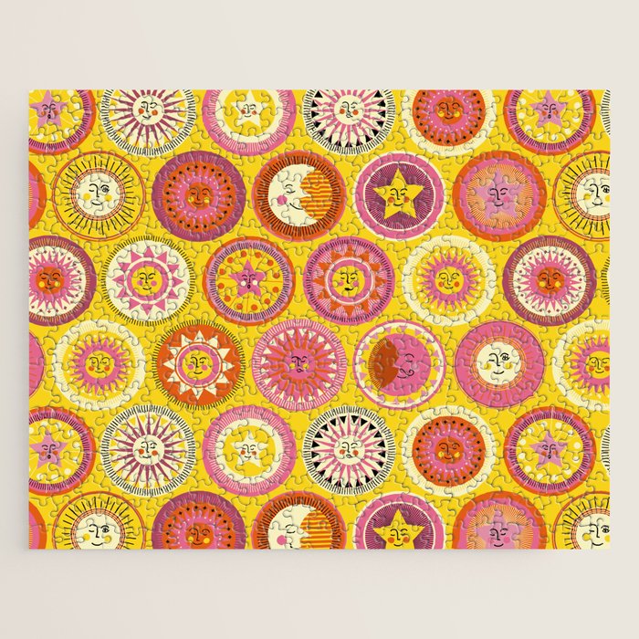 Many faces of Sun, Moon and Stars Jigsaw Puzzle Gallery Image 1