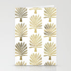 Palm Tree - Gold Palette Stationery Card Gallery Image 2