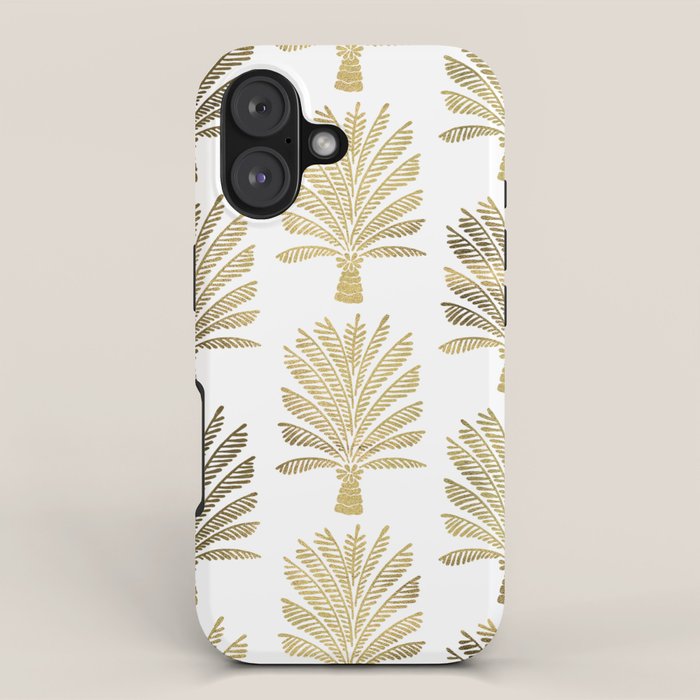 Palm Tree - Gold Palette iPhone Case Gallery Image 1