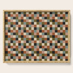 Bold Colorful Checks Pattern - Small II Serving Tray Gallery Image 1