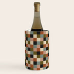 Bold Colorful Checks Pattern - Small II Wine Chiller Gallery Image 1
