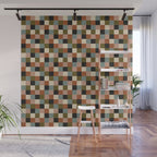 Bold Colorful Checks Pattern - Small II Wall Mural Gallery Image 1