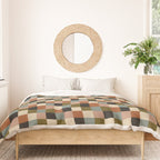 Bold Colorful Checks Pattern - Small II Duvet Cover Gallery Image 3