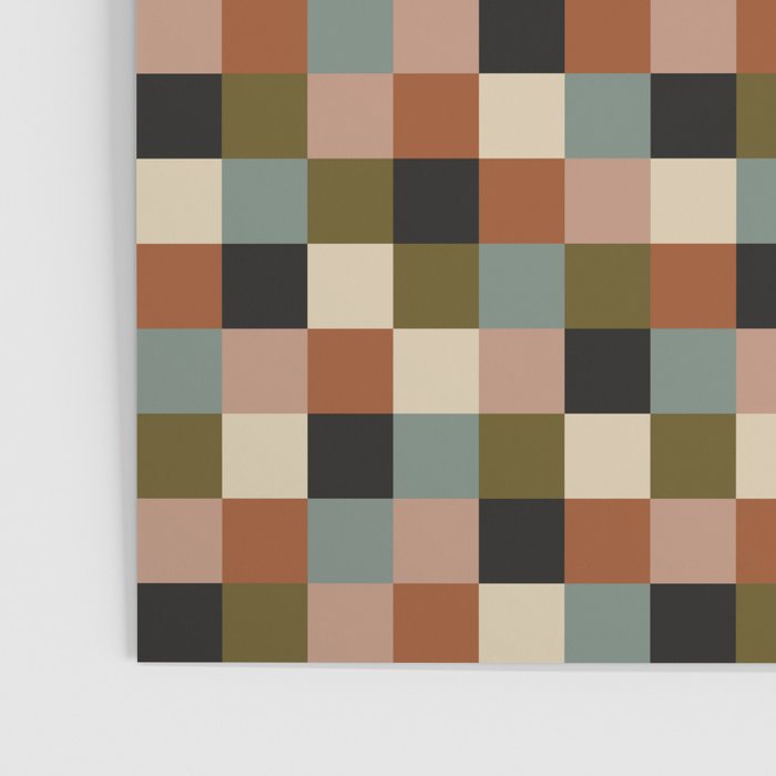 Bold Colorful Checks Pattern - Small II Poster Gallery Image 3