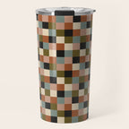 Bold Colorful Checks Pattern - Small II Travel Mug Gallery Image 1