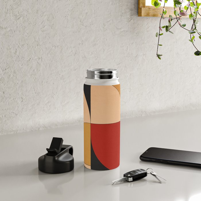 Geometric Shapes 246 Water Bottle Gallery Image 4