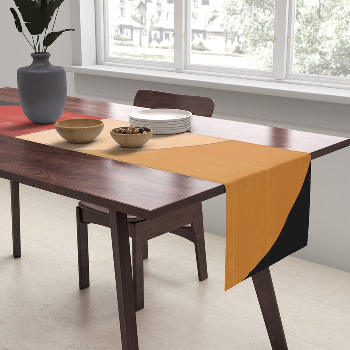 Geometric Shapes 246 Table Runner Gallery Image 2