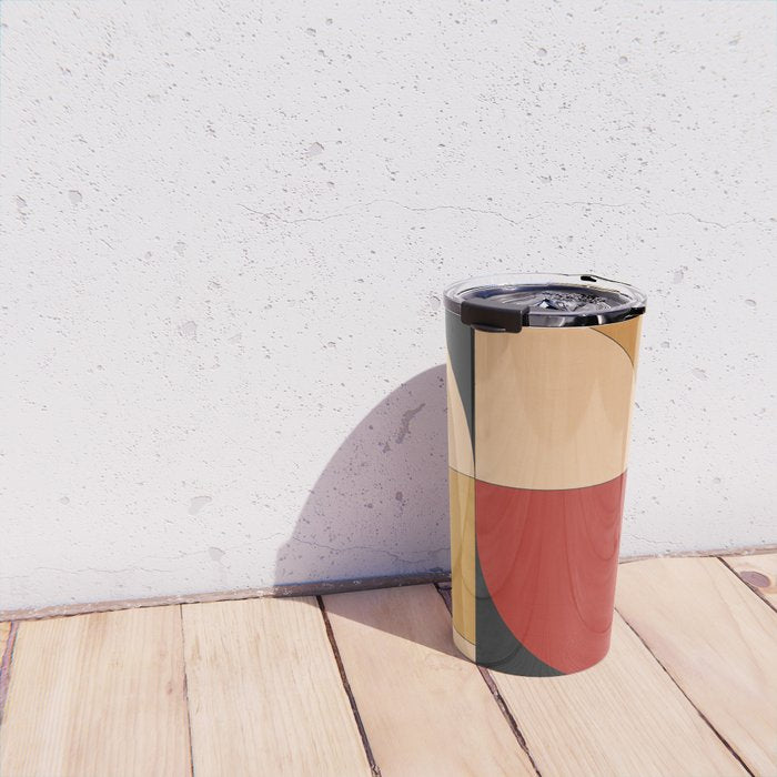 Geometric Shapes 246 Travel Mug Gallery Image 4