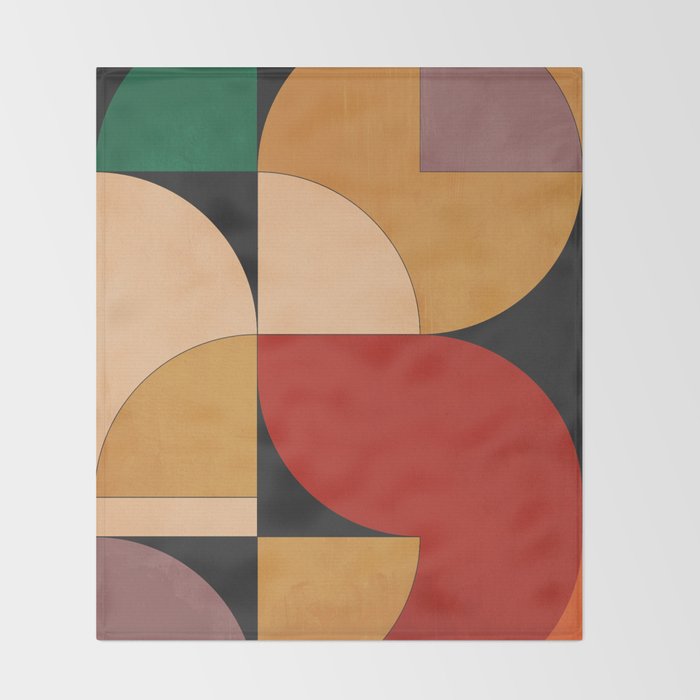 Geometric Shapes 246 Throw Blanket Gallery Image 2