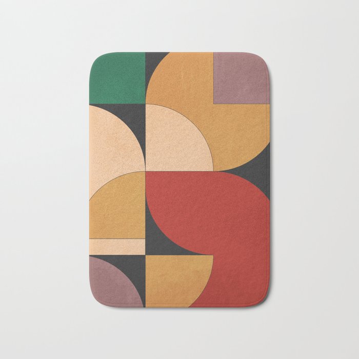 Geometric Shapes 246 Bath Mat Gallery Image 1