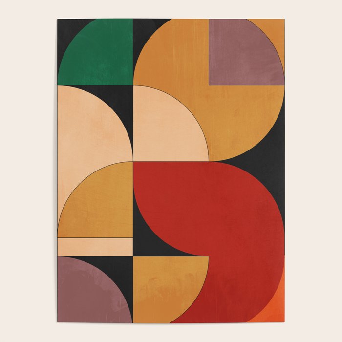 Geometric Shapes 246 Poster Gallery Image 1