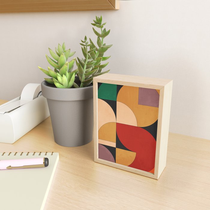 Geometric Shapes 246 Mini Art Print Gallery Image 2