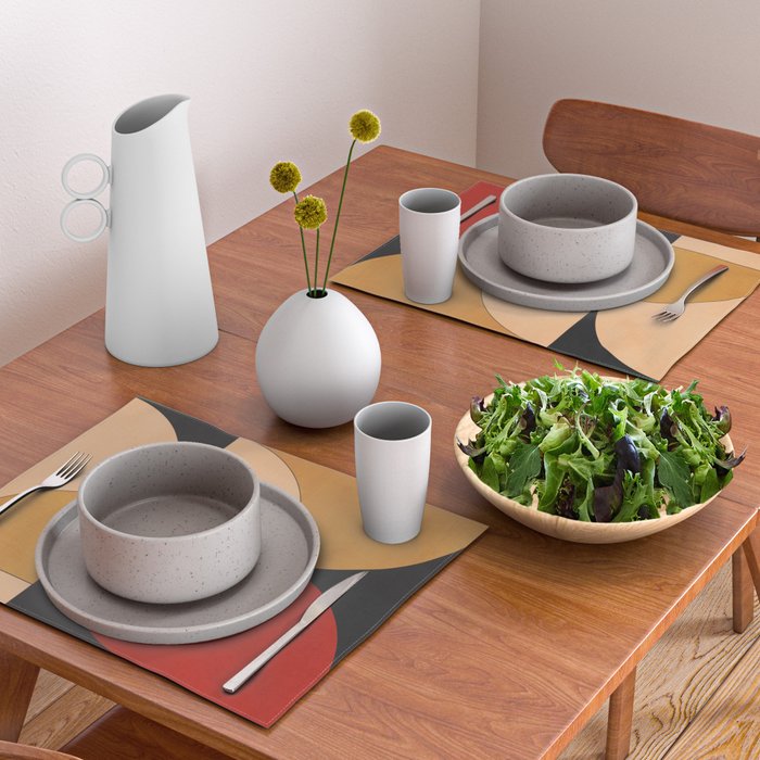 Geometric Shapes 246 Placemat Gallery Image 2