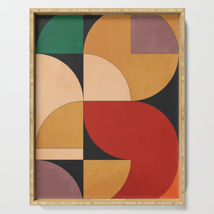 Geometric Shapes 246 Serving Tray Gallery Image 1