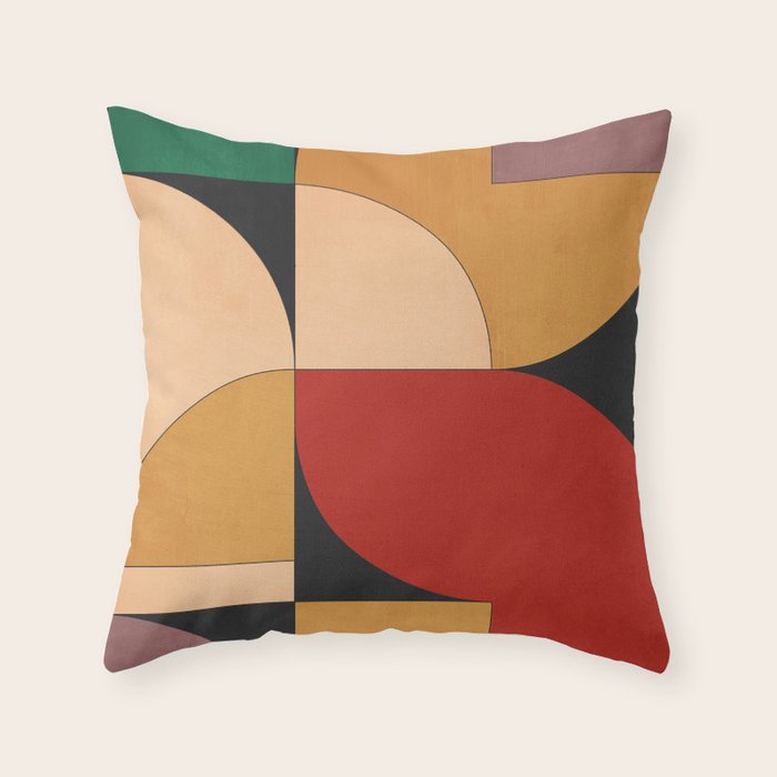 Geometric Shapes 246 Throw Pillow Gallery Image 6