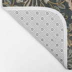 William Morris floral, honeysucklea Bath Mat Gallery Image 2