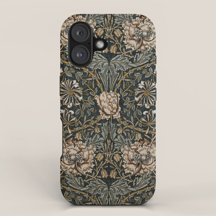 William Morris floral, honeysucklea iPhone Case Gallery Image 1