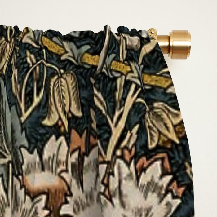 William Morris floral, honeysucklea Window Curtain Gallery Image 2