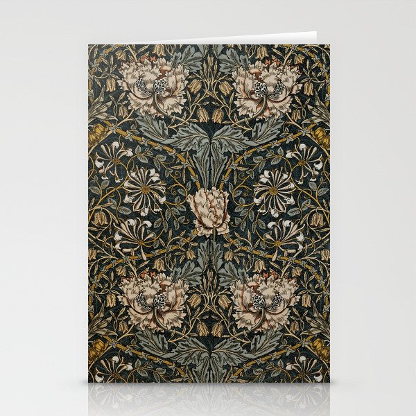 William Morris floral, honeysucklea Stationery Card Gallery Image 1
