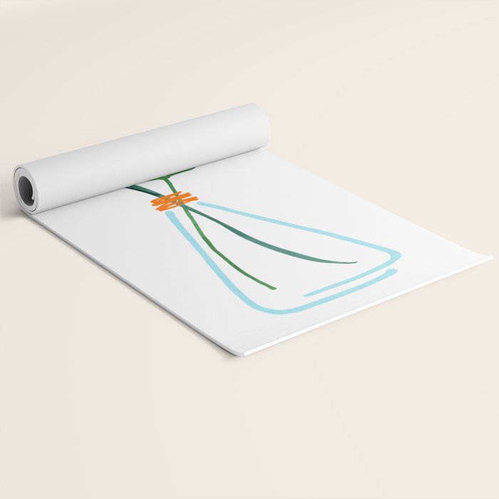 Winter Herbs / Botanical Illustration Yoga Mat Gallery Image 2