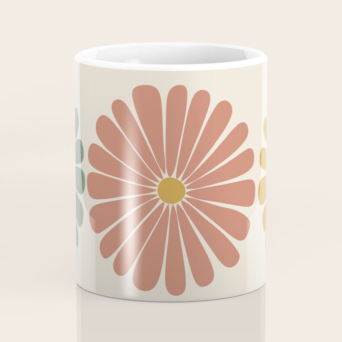 Retro Summer Daisies I Coffee Mug Gallery Image 4