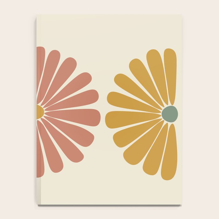 Retro Summer Daisies I Notebook Gallery Image 4