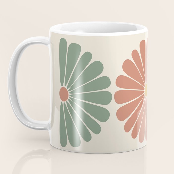 Retro Summer Daisies I Coffee Mug Gallery Image 3