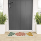 Retro Summer Daisies I Welcome Mat Gallery Image 3
