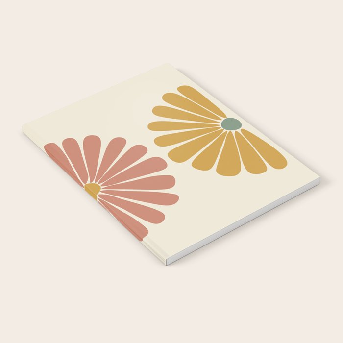 Retro Summer Daisies I Notebook Gallery Image 2