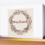 Merry Christmas Wreath Wall Mural Gallery Image 2