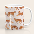 Tigers - Warm Neutral Coffee Mug Gallery Image 1