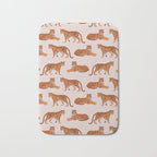 Tigers - Warm Neutral Bath Mat Gallery Image 1