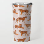 Tigers - Warm Neutral Travel Mug Gallery Image 2
