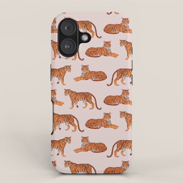 Tigers - Warm Neutral iPhone Case Gallery Image 1