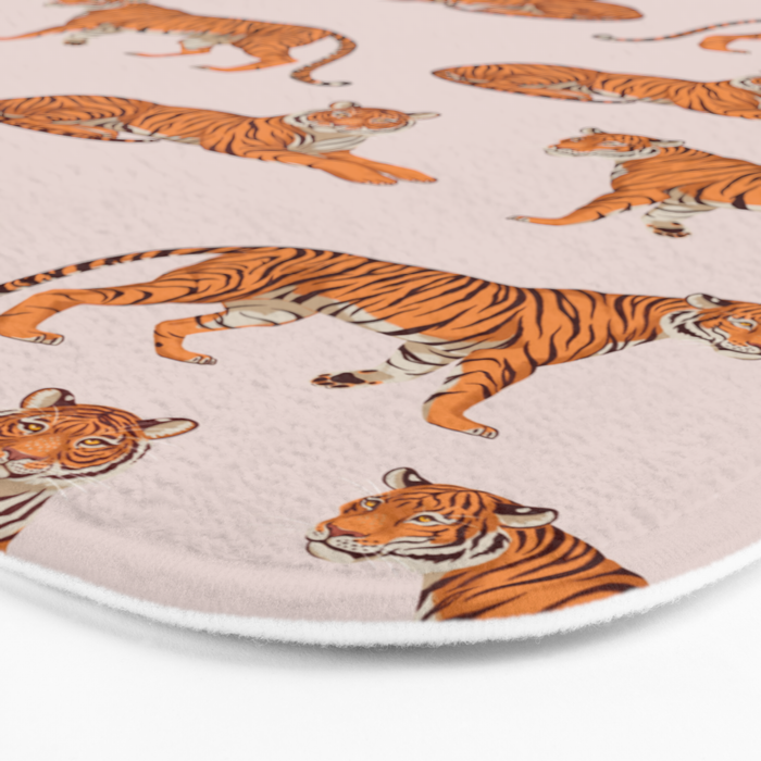 Tigers - Warm Neutral Bath Mat Gallery Image 3